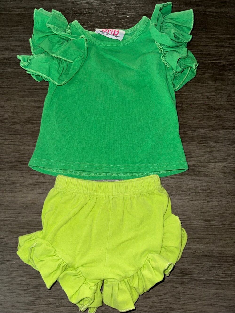Sassy melon botique Baby Girl outfit 3-6 months 6 Months summer Fall Outfit bund